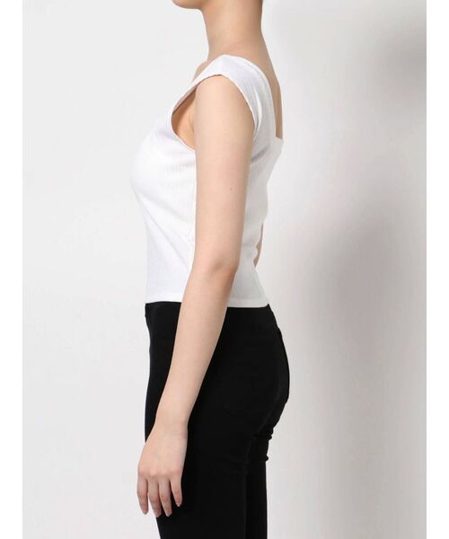 MURUA(ムルーア)の「フレンチスリーブインナータンク(タンクトップ・レディース・ホワイト/ブラック/ブルー・FREE)」の17枚目の写真