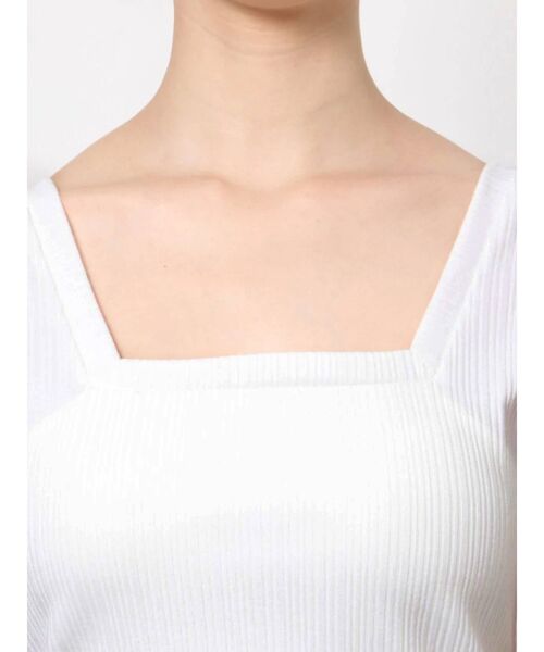 MURUA(ムルーア)の「フレンチスリーブインナータンク(タンクトップ・レディース・ホワイト/ブラック/ブルー・FREE)」の19枚目の写真