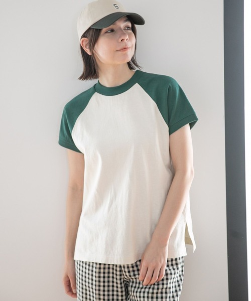 ニコアンド☆ ［be with M］ Misayo フリダンTシャツ ブルー be with M] MisayoフリダンTシャツ ニコアンド be with M