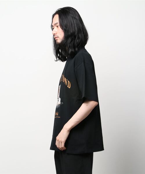 SITRY(シトリー)の「wide silhouette animal print T-shirt/ワイドシルエット アニマルプリント Tシャツ/ラグランT(Tシャツ/カットソー・メンズ・ホワイト/アッシュグレー/ブラック/グリーン/ホワイト系その他・M/L)」の6枚目の写真