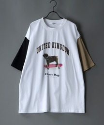 SITRY | wide silhouette animal print T-shirt/ワイドシルエット アニマルプリント Tシャツ/ラグランＴ(Tシャツ/カットソー)