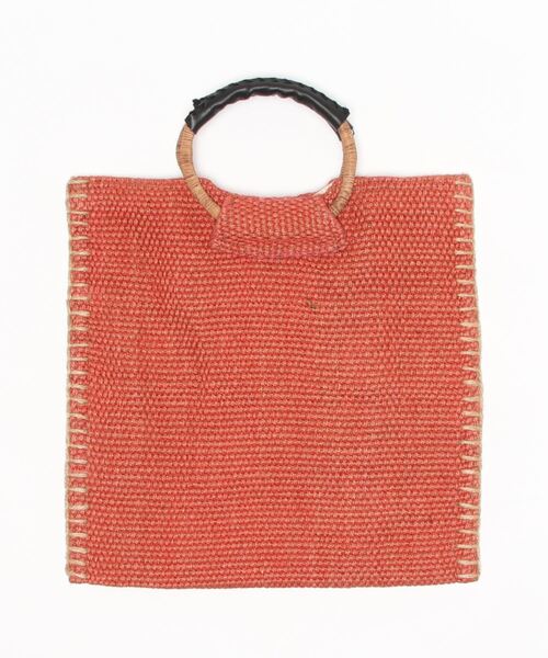 BICASH（ビカーシ）の「【BICASH/ビカーシ】ジュートバッグ/#ET-306307（トートバッグ・レディース・ブラウン/ピンク/ブラウン系その他/ブラウン系その他2/ブラック・FREE）」の5枚目の写真