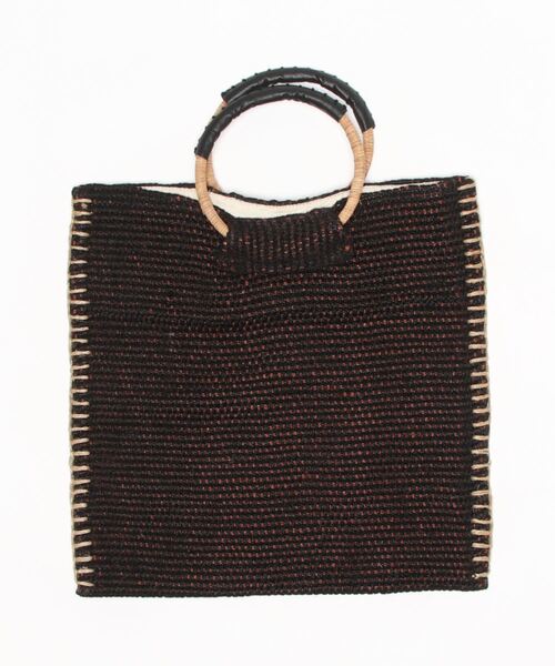 BICASH（ビカーシ）の「【BICASH/ビカーシ】ジュートバッグ/#ET-306307（トートバッグ・レディース・ブラウン/ピンク/ブラウン系その他/ブラウン系その他2/ブラック・FREE）」の7枚目の写真