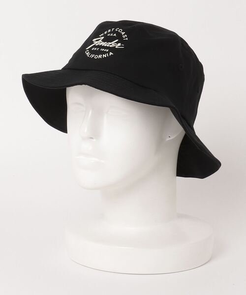 AMERICAN NEEDLE(アメリカンニードル)の「LAIDBACK / American Needle FENDER Twill Screen Bucket / アメリカンニードル フェンダーツイルスクリーンバケットハット(ハット・レディース・ブラック・S/M/L/XL)」の6枚目の写真