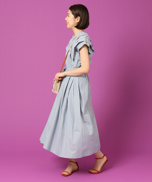 セール】IENA LA BOUCLE タックスリーブワンピース（ワンピース
