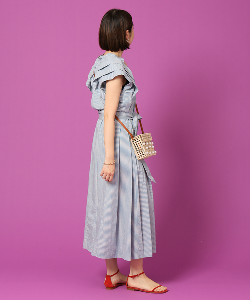 IENA LA BOUCLE NEON タックドレス IENA LA BOUCLE（イエナラブークル）の「IENA LA BOUCLE NEON