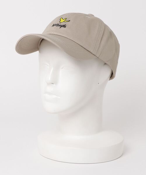 Mark Gonzales(マーク・ゴンザレス)の「【MARKGONZALES】Whtat it isn't エンジェル&サインロゴキャップ 2H9-12136(キャップ・メンズ・ベージュ/ブラック・FREE)」の1枚目の写真