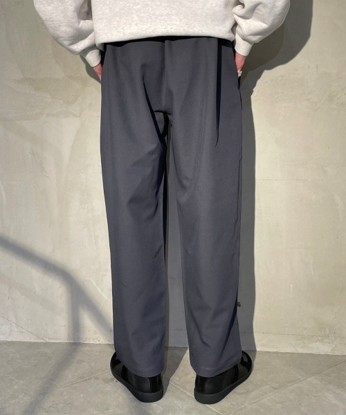 B'2nd(ビーセカンド)の「Point Chary(ポイントチャーリー)ワイド切替イージーパンツ(スラックス・メンズ・ブラック/グレー・MEDIUM/LARGE)」の8枚目の写真