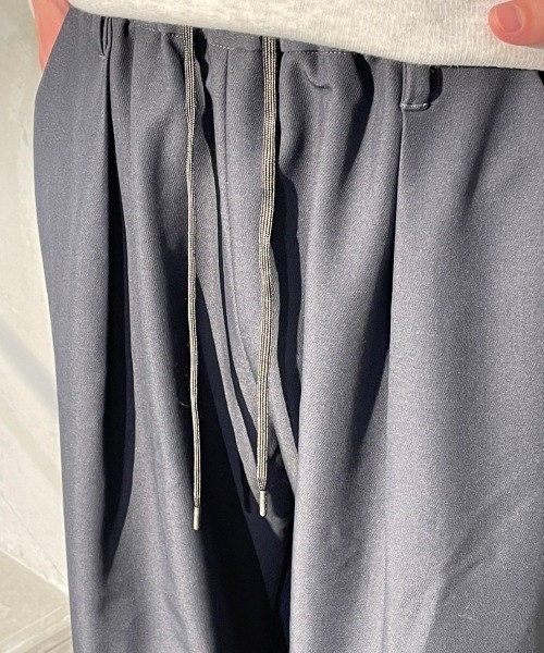 B'2nd(ビーセカンド)の「Point Chary(ポイントチャーリー)ワイド切替イージーパンツ(スラックス・メンズ・ブラック/グレー・MEDIUM/LARGE)」の5枚目の写真