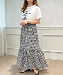 ティアードギャザーロングスカート【ZOZOTOWN限定アイテム】