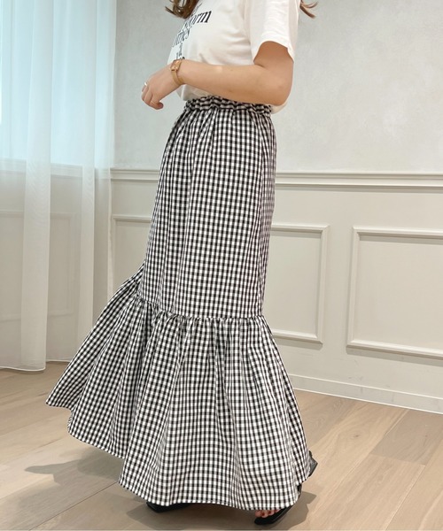 セール】ティアードギャザーロングスカート【ZOZOTOWN限定アイテム