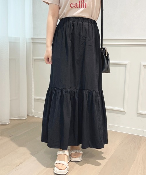 セール】ティアードギャザーロングスカート【ZOZOTOWN限定アイテム