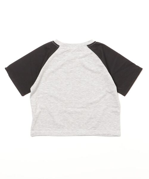 .KOM（ドットコム）の「A'GEM/9 × .kom『.kom/ドットケーオーエム』ハートグラフィック クロップド丈 半袖Tシャツ カットソー（Tシャツ/カットソー・レディース・ブラック/ホワイト・M/L）」の3枚目の写真