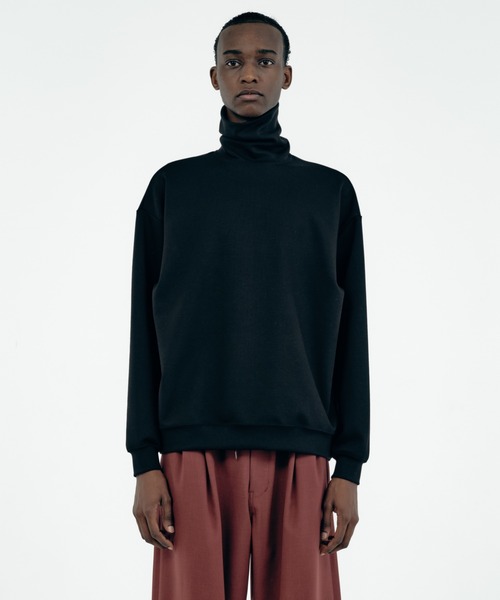 Iroquois（イロコイ）の「DUALWARM TURTLE NECK（Tシャツ/カットソー・メンズ・ブラック/ベージュ/ブラウン/ワインレッド・1/2/3）」の2枚目の写真