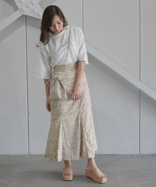 sango(sango)の「カット楊柳ハーフスリーブレイヤードトップス(Tシャツ/カットソー・レディース・ブラック/グリーン/ホワイト・FREE)」の7枚目の写真