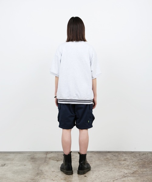 HUF（ハフ）の「DRAFT PICK ZIP FLEECE / HUF ジップフリース（ポロシャツ・メンズ・アッシュグレー/ネイビー・SMALL/MEDIUM/LARGE/X-LARGE/XX-LARGE）」の4枚目の写真