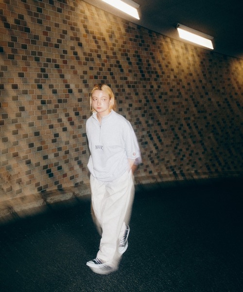 HUF（ハフ）の「DRAFT PICK ZIP FLEECE / HUF ジップフリース（ポロシャツ・メンズ・アッシュグレー/ネイビー・SMALL/MEDIUM/LARGE/X-LARGE/XX-LARGE）」の11枚目の写真