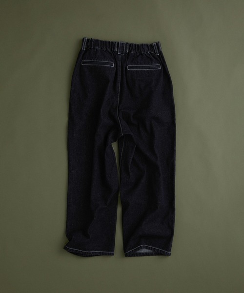 JUNRED(ジュンレッド)の「ヴィンテージデニムワイドタックパンツ(デニムパンツ・メンズ・ブラック/サックスブルー・L/S/M)」の19枚目の写真