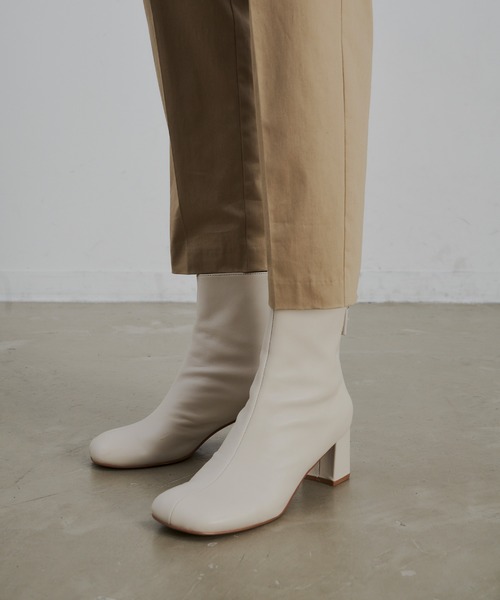 CEL ANSWER（シーイーエルアンサー）の「ハイウエストデザインコットンパンツ（その他パンツ・レディース・ネイビー/ベージュ・FREE）」の12枚目の写真