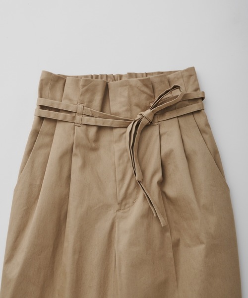 CEL ANSWER（シーイーエルアンサー）の「ハイウエストデザインコットンパンツ（その他パンツ・レディース・ネイビー/ベージュ・FREE）」の16枚目の写真