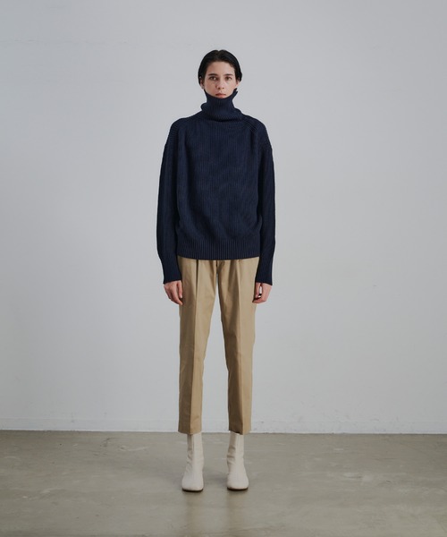 CEL ANSWER（シーイーエルアンサー）の「ハイウエストデザインコットンパンツ（その他パンツ・レディース・ネイビー/ベージュ・FREE）」の19枚目の写真