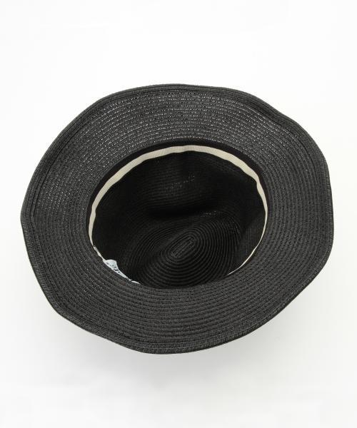 BEAMS BOY(ビームスボーイ)の「BRONTE HAT / ペーパーコットン ハット 15SS(ハット・レディース・ナチュラル/ブラック・ONE SIZE)」の3枚目の写真
