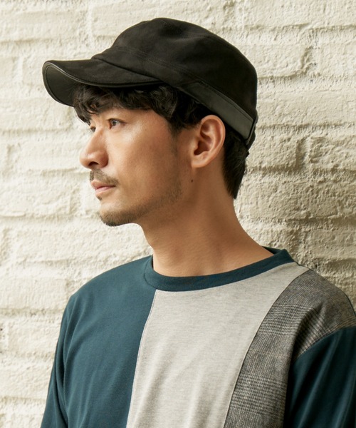 ikka(イッカ)の「フェイクスウェードワークキャップ(キャップ・メンズ・ブラック/ベージュ・FREE)」の13枚目の写真