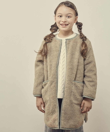 a.v.v（アーヴェヴェ）の「[140-150]【2way】タフタ＆ボアリバーシブルバイカラーコート（その他アウター・キッズ）」