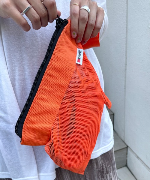 SHENERY（シーナリー）の「(NYLONY/ナイロニー) メッシュワンハンドバッグ（ハンドバッグ・レディース・ブラック/パープル/オレンジ・FREE）」の19枚目の写真