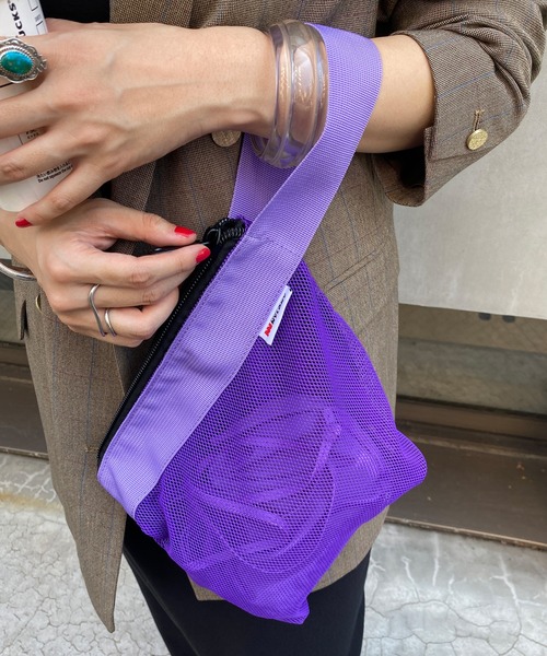 SHENERY（シーナリー）の「(NYLONY/ナイロニー) メッシュワンハンドバッグ（ハンドバッグ・レディース・ブラック/パープル/オレンジ・FREE）」の8枚目の写真