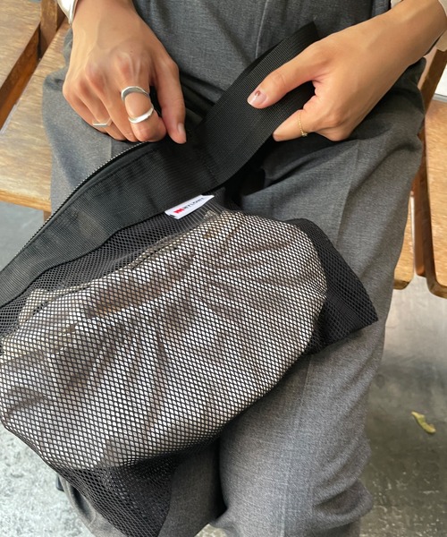 SHENERY（シーナリー）の「(NYLONY/ナイロニー) メッシュワンハンドバッグ（ハンドバッグ・レディース・ブラック/パープル/オレンジ・FREE）」の6枚目の写真