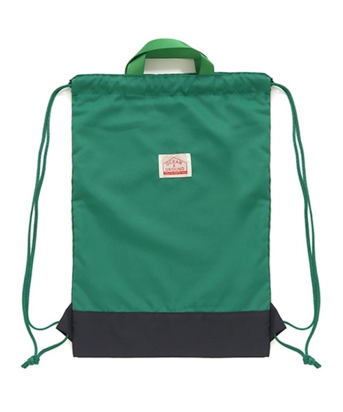 Ocean&Ground（オーシャン&グラウンド）の「ナップサック CAMP DAY（バックパック/リュック・キッズ・ピンク/グリーン/ブルー/ブラック・FREE）」の2枚目の写真