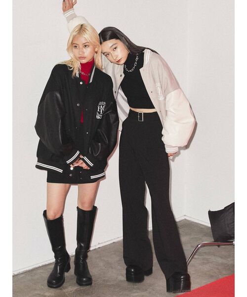 EMODA（エモダ）の「ワイドベルトハイウエストルーズパンツ（その他パンツ・レディース・ブラック/ベージュ/レッド・SMALL/MEDIUM）」の17枚目の写真