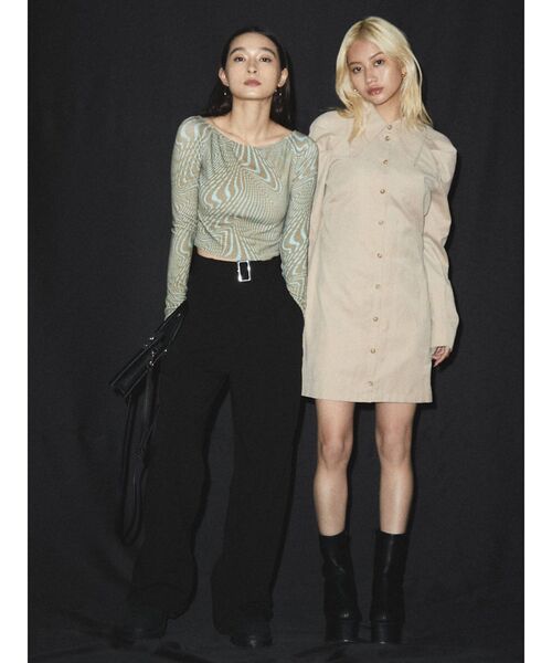 EMODA（エモダ）の「ワイドベルトハイウエストルーズパンツ（その他パンツ・レディース・ブラック/ベージュ/レッド・SMALL/MEDIUM）」の19枚目の写真