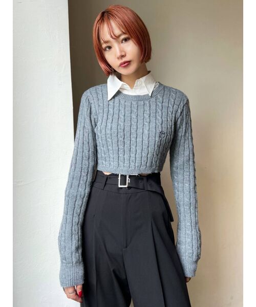 EMODA（エモダ）の「ワイドベルトハイウエストルーズパンツ（その他パンツ・レディース・ブラック/ベージュ/レッド・SMALL/MEDIUM）」の20枚目の写真