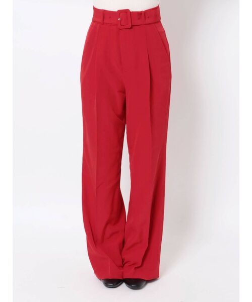 EMODA（エモダ）の「ワイドベルトハイウエストルーズパンツ（その他パンツ・レディース・ブラック/ベージュ/レッド・SMALL/MEDIUM）」の22枚目の写真