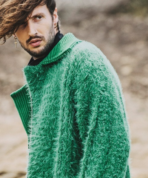 新品タグ付き　¥9.8万　シクラス　イタリア製生地　ボンディングジャケット　緑 新品タグ付き ¥9.8万 シクラス イタリア製生地 ボンディングジャケット