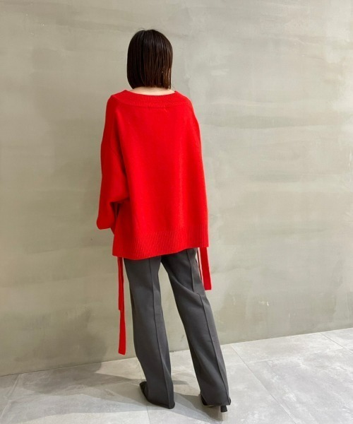 LE CIEL BLEU(ルシェルブルー)の「テイラードスウェットパンツ / Tailored Sweat Pants(スウェットパンツ・レディース・チャコールグレー・36/34)」の4枚目の写真