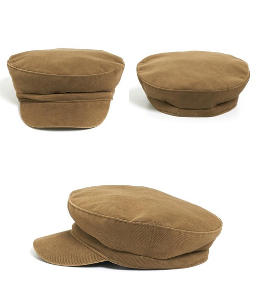 Settimissimo（セッティミッシモ）の「コーデュロイキャスケット（キャスケット・レディース・ブラック/オリーブ・FREE）」の4枚目の写真