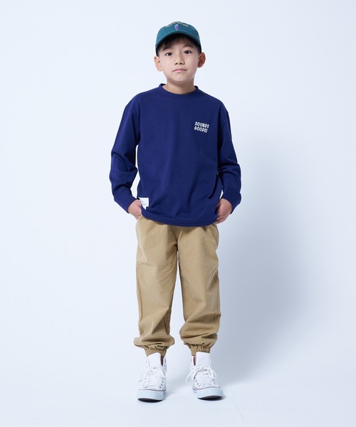 JUNKSOUL（ジャンクソウル）の「MOVENPICK / バリエーションロンT (M4)（Tシャツ/カットソー・キッズ・グレー/ネイビー/ホワイト/ベージュ/その他2/その他1/カーキ/ブラック・120/130/140/150/160）」の9枚目の写真