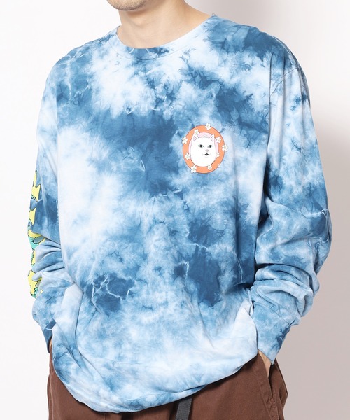 RIPNDIP（リップンディップ）の「RIPNDIP/リップンディップ STEP INTO WILD LONG SLEEVE ロンT（Tシャツ/カットソー・メンズ・ブルー・XL/L/M）」の12枚目の写真