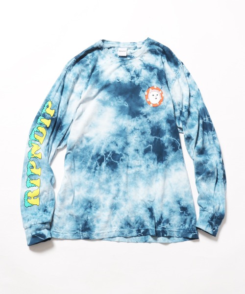 RIPNDIP（リップンディップ）の「RIPNDIP/リップンディップ STEP INTO WILD LONG SLEEVE ロンT（Tシャツ/カットソー・メンズ・ブルー・XL/L/M）」の9枚目の写真