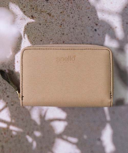 anello(アネロ)の「(LF)【anello】撥水 キャンバス ラウンド ジップ 2つ折り 財布(財布・レディース・ライトグレー/ブラック/ネイビー/ベージュ・ONE SIZE)」の15枚目の写真