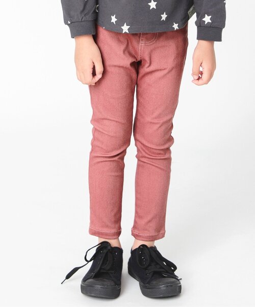 BREEZE（ブリーズ）の「らくらくスキニーパンツ（その他パンツ・キッズ・カモフラージュ/ブルー/キナリ/エメラルド/オレンジ/ブラウン/マスタード/ブラック/ピンク/パープル/ネイビー/インディゴブルー/ベージュ/カーキ・110/130/150/100/140/120/90）」の12枚目の写真