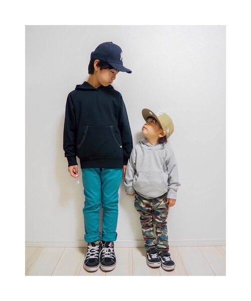 BREEZE（ブリーズ）の「らくらくスキニーパンツ（その他パンツ・キッズ・カモフラージュ/ブルー/キナリ/エメラルド/オレンジ/ブラウン/マスタード/ブラック/ピンク/パープル/ネイビー/インディゴブルー/ベージュ/カーキ・110/130/150/100/140/120/90）」の17枚目の写真