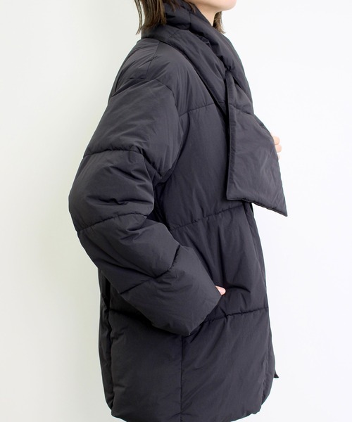 MLI'A（エムリア）の「マフラー付きエコダウンコート（ダウン