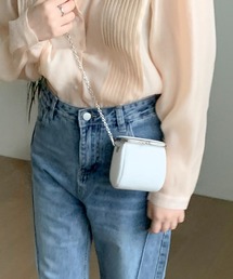 cream creme（クリームクレーム）の「ミニキューブチェーンクロスバック（ショルダーバッグ）」