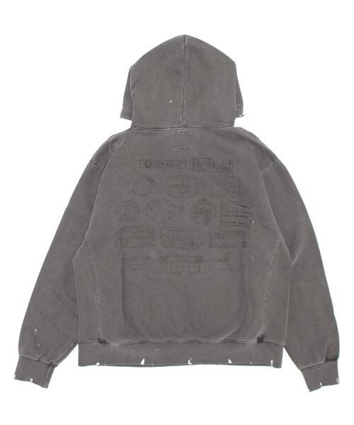 L.H.P(エルエイチピー)の「SOMEIT/サミット/S.A Vintage Hoodie(パーカー・メンズ・チャコール・XL/L/M)」の2枚目の写真