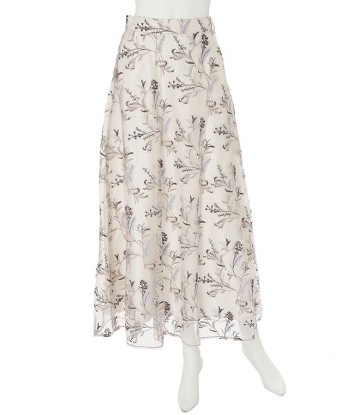 MERCURYDUO(マーキュリーデュオ)の「チュール刺繍フレアスカート(スカート・レディース・ライトブルー/アイボリー/ベビーピンク・SMALL/MEDIUM)」の20枚目の写真