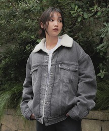 Levi's/リーバイス SILVERTAB(TM) デニムボアジャケット BLACK